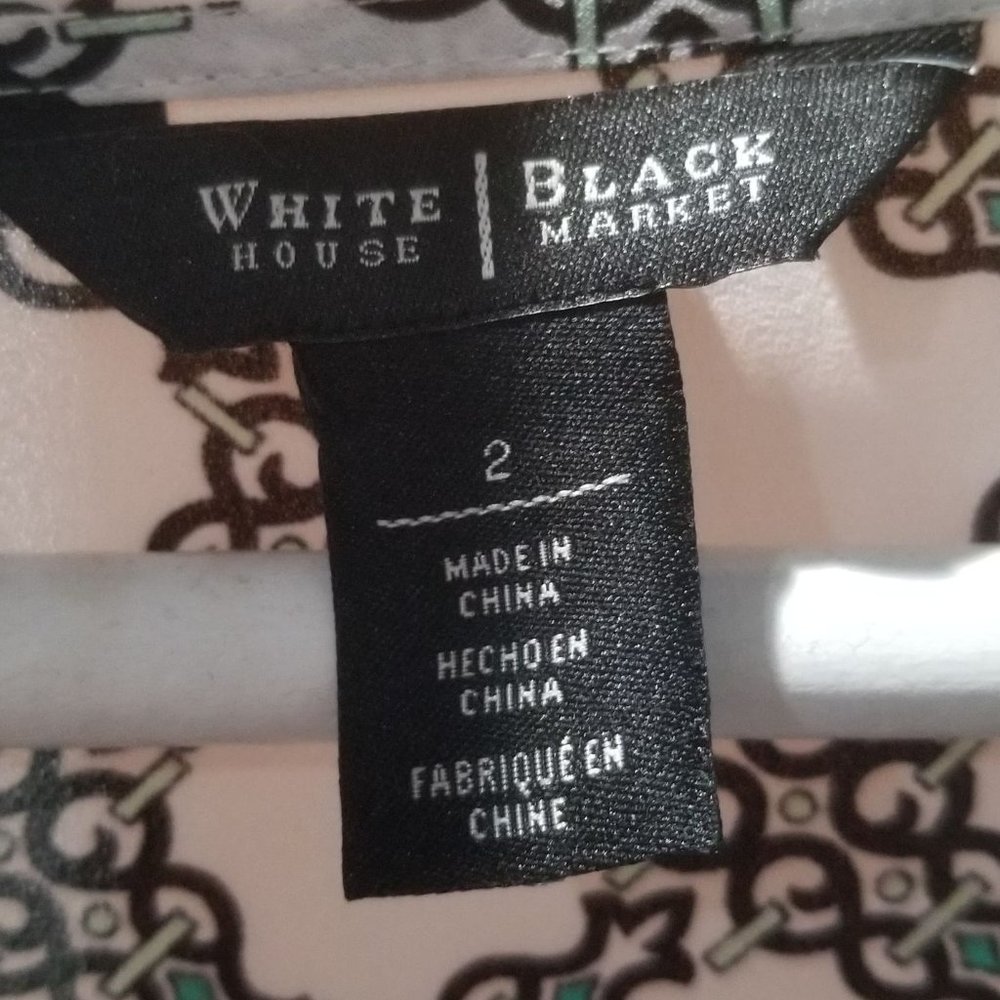 White House Black Market Layered Blouse - Picture 3 of 5